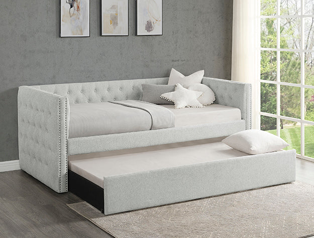 DOVE GREY DAYBED with Trundle Twin Size