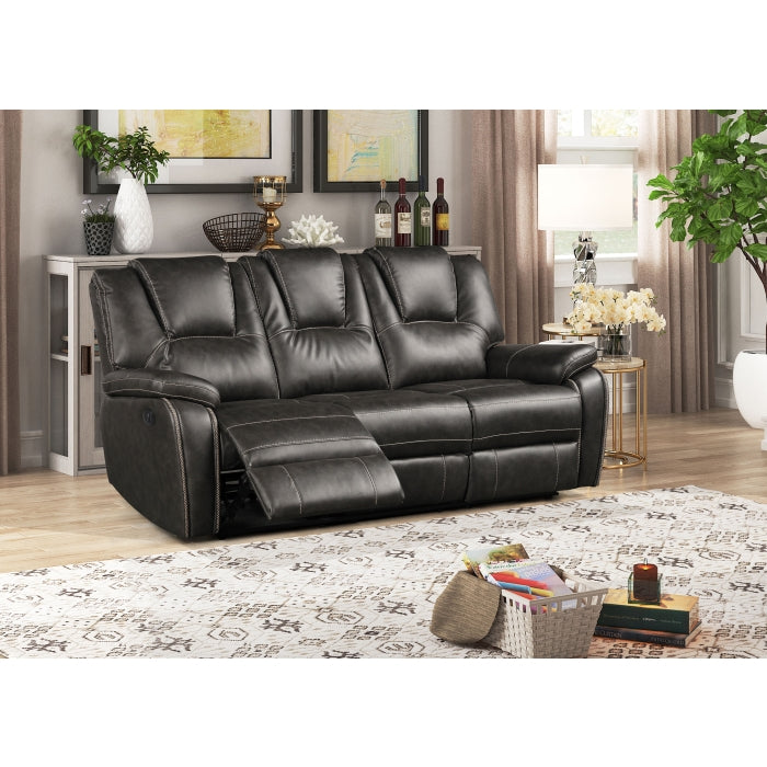 Power Recliner Sofa Breathable Air Leather w/ USB