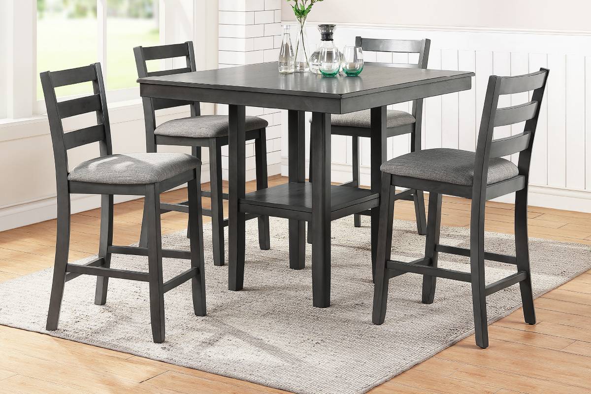 5-Pcs Counter Height Dining Set