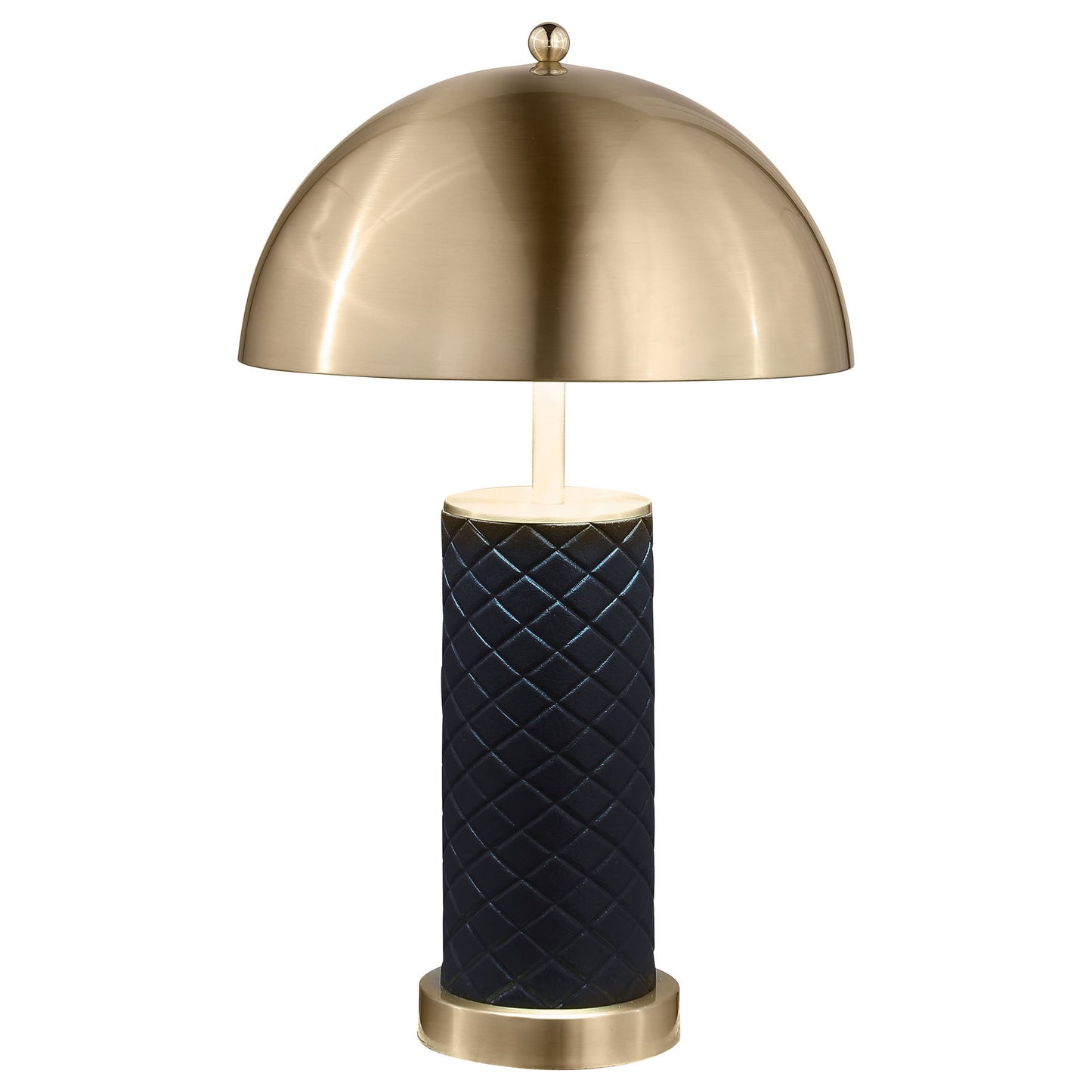 Mantova - Dome Quilted Lamp (Set of 2) - Black