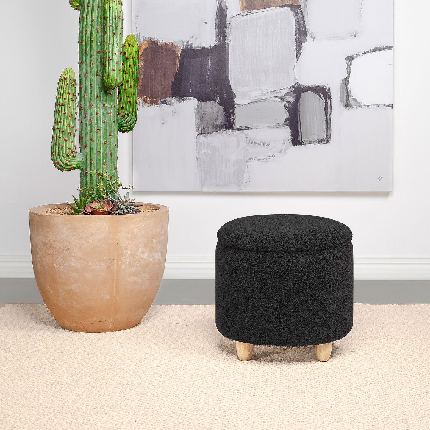 Corvair - Round Storage Ottoman