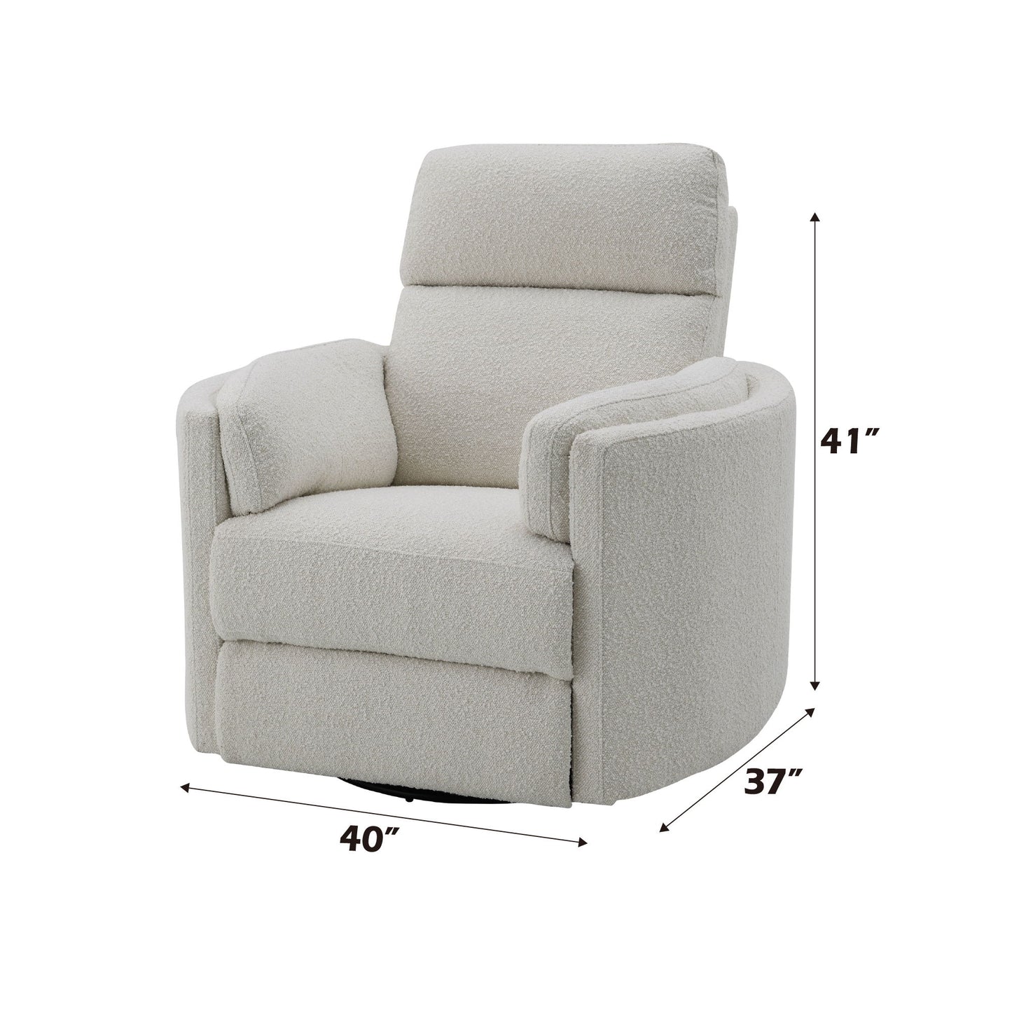 Sagen - Glider Recliner With Swivel