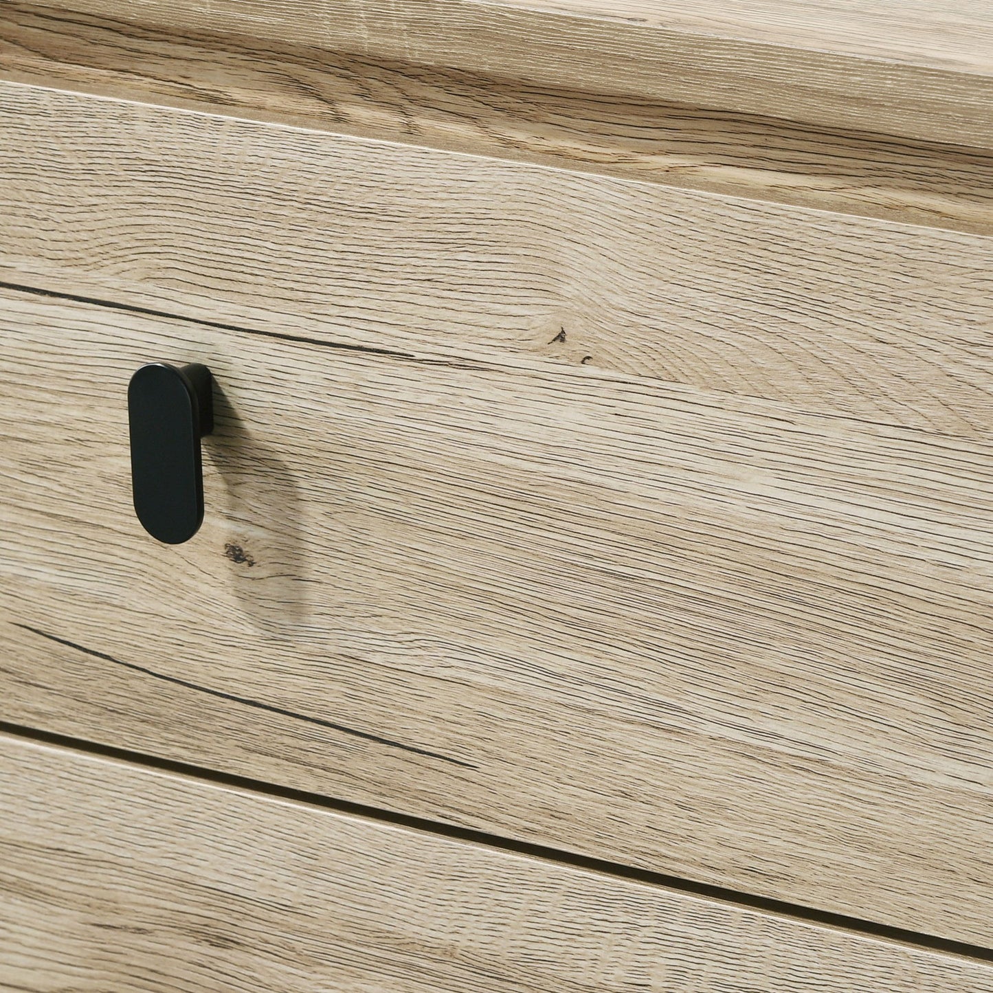 Dresser, 6 Drawers Storage - Beige