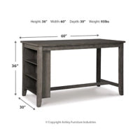 5pc Counter Height Table 4 Stools