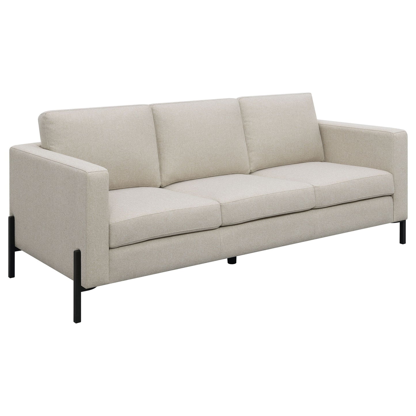 Dulcie - 2 Piece Loose Back Sofa Set - Oatmeal