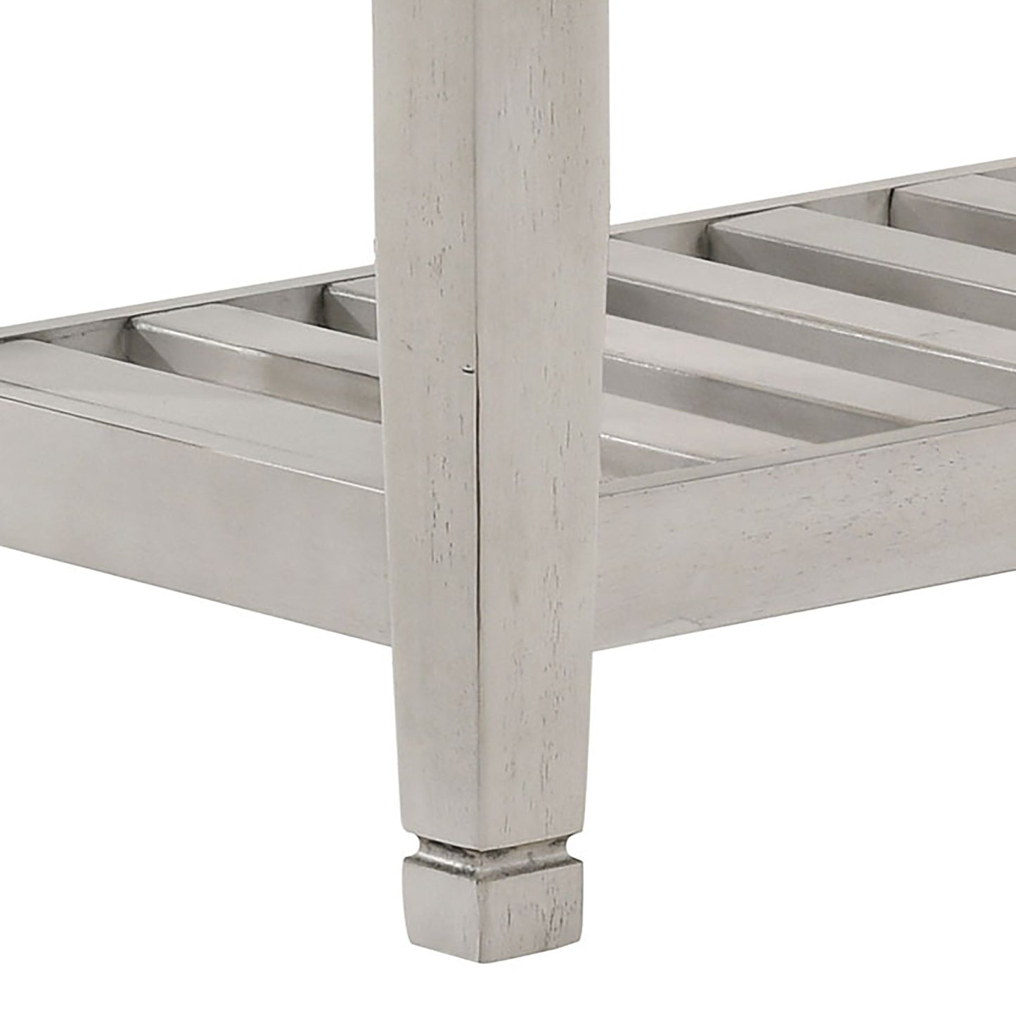 Bench With Upholstery Design - Ivory