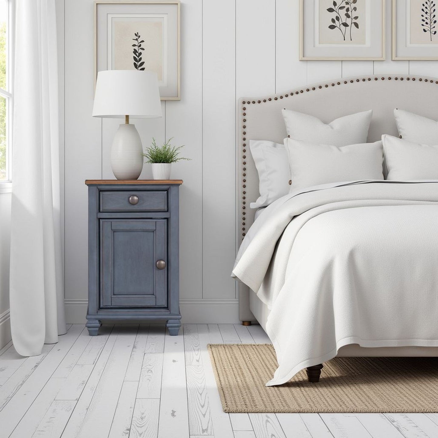 Americana - Chairside Table - Blue