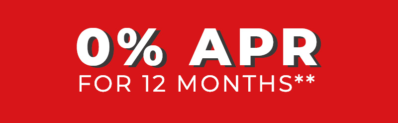 0% APR for 12 months