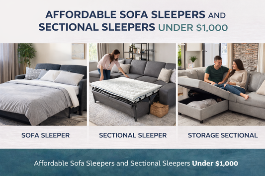 Affordable Sofa Sleepers and Sectional Sleepers Under $1,000: What Actually Works