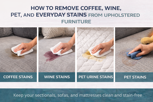 How to Remove Coffee, Wine, Pet, and Everyday Stains from Upholstered Furniture