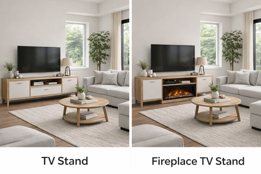 TV Stand vs Fireplace TV Stand: Which One Fits Your Living Room Best?