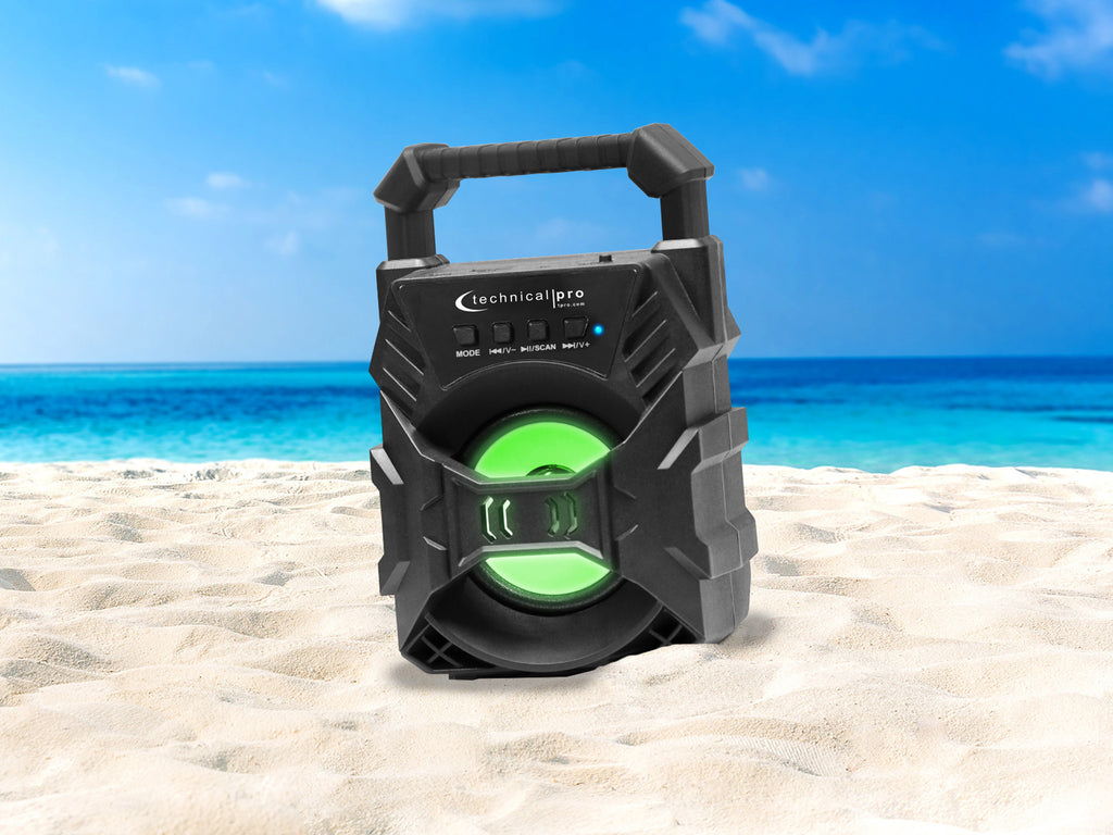 Waterproof Bluetooth Portable Speaker - Black