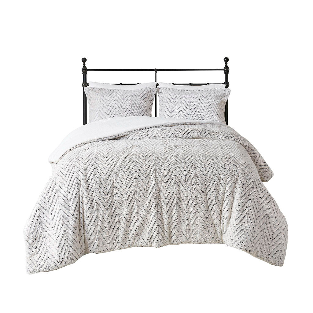 Adelyn - King Ultra Down Alternative Comforter Set - Ivory
