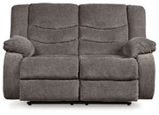 Tulen - Reclining Loveseat - Gray
