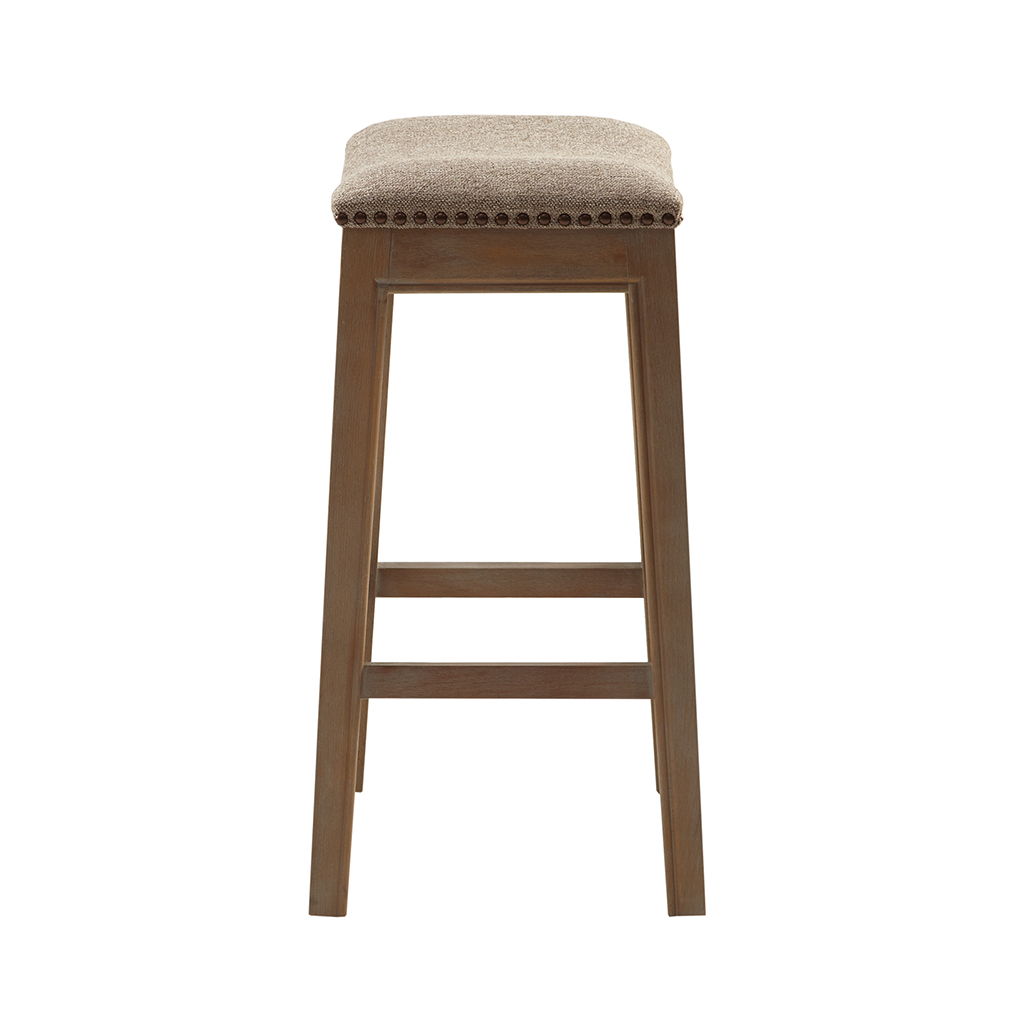 Belfast - Saddle Counter Stool - Linen