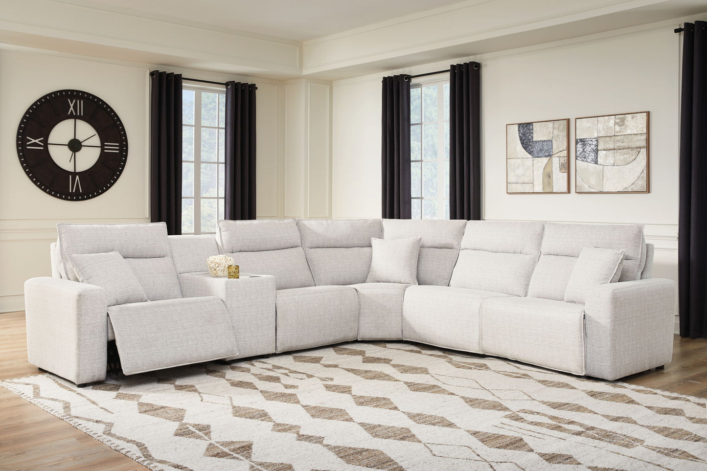 Modmax II - Reclining Sectional - Stone