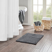 Lasso - 17" x 24" Chain Stitch Rug - Charcoal