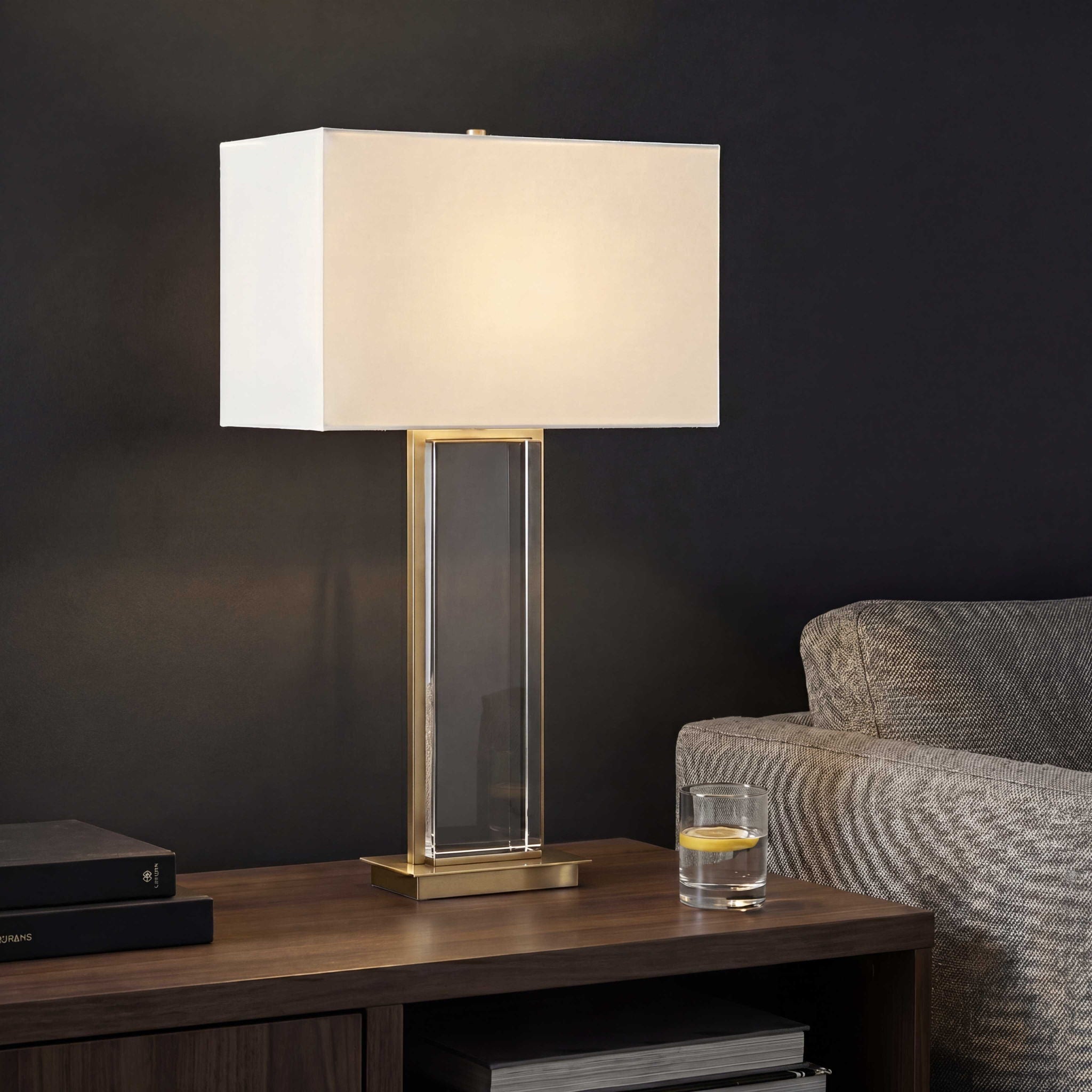 Stambaugh - Crystal Table Lamp - Brass / Gold