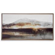 Splash Of Land - Framed Canvas
