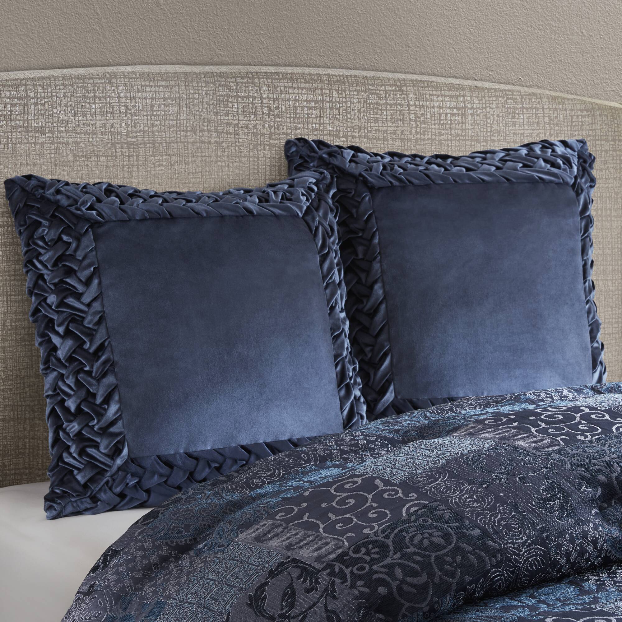 Galleria - Euro Sham - Navy