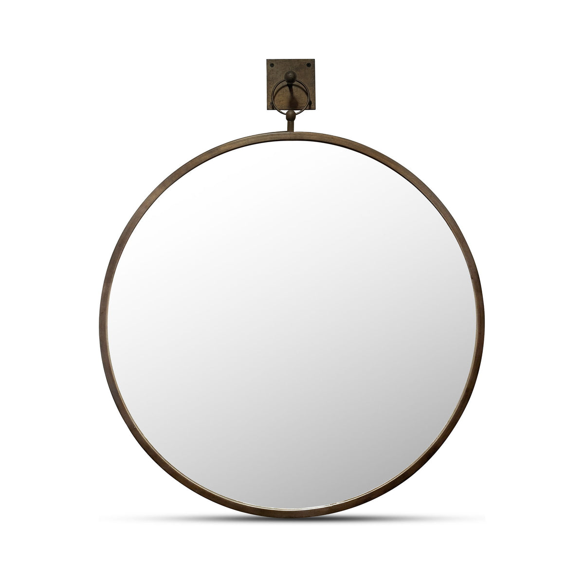 Cameo - Mirror - Aged Brass