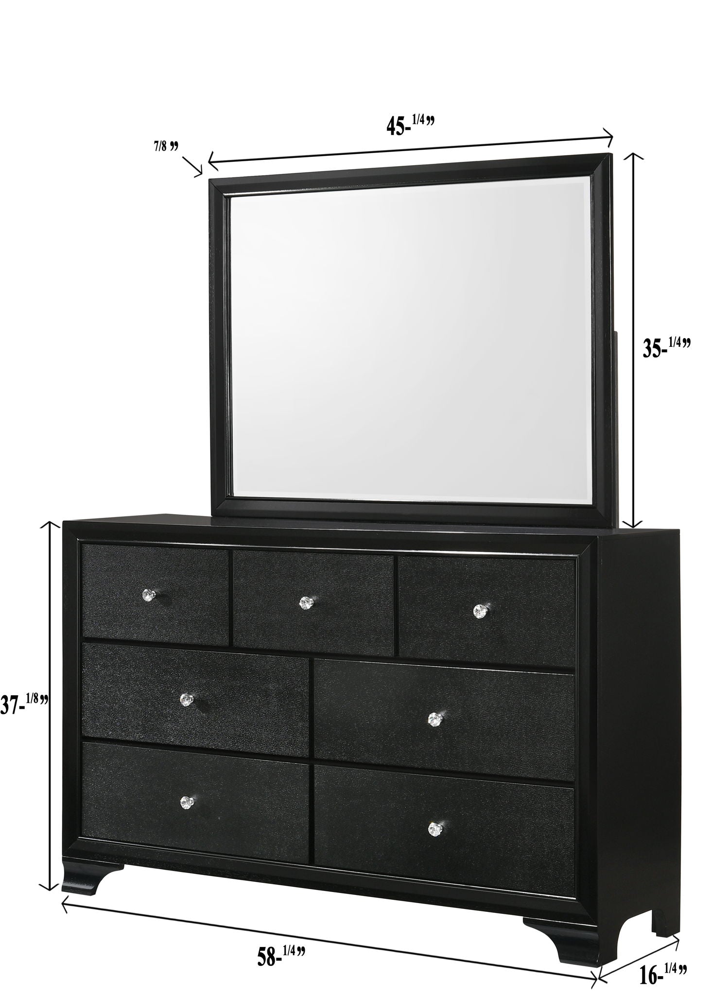 Micah - Dresser - Black