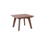 Outdoor Side Table, Wide Tabletop For Patio - Brown