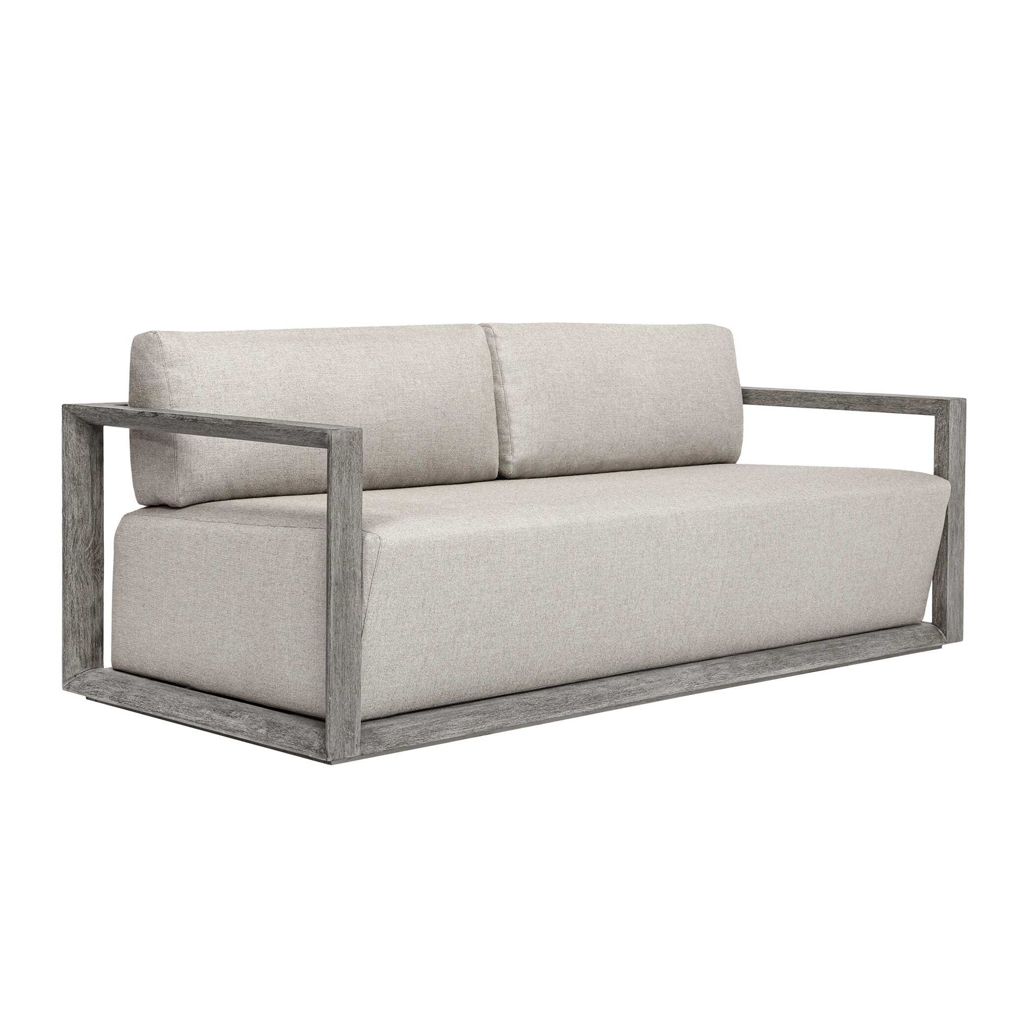 Remsen - Outdoor Sofa - Weathered Gray / Dove