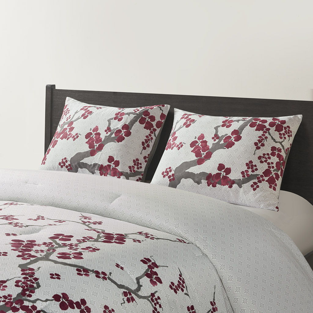 Cherry Blossom - Queen Comforter Mini Set - Multi