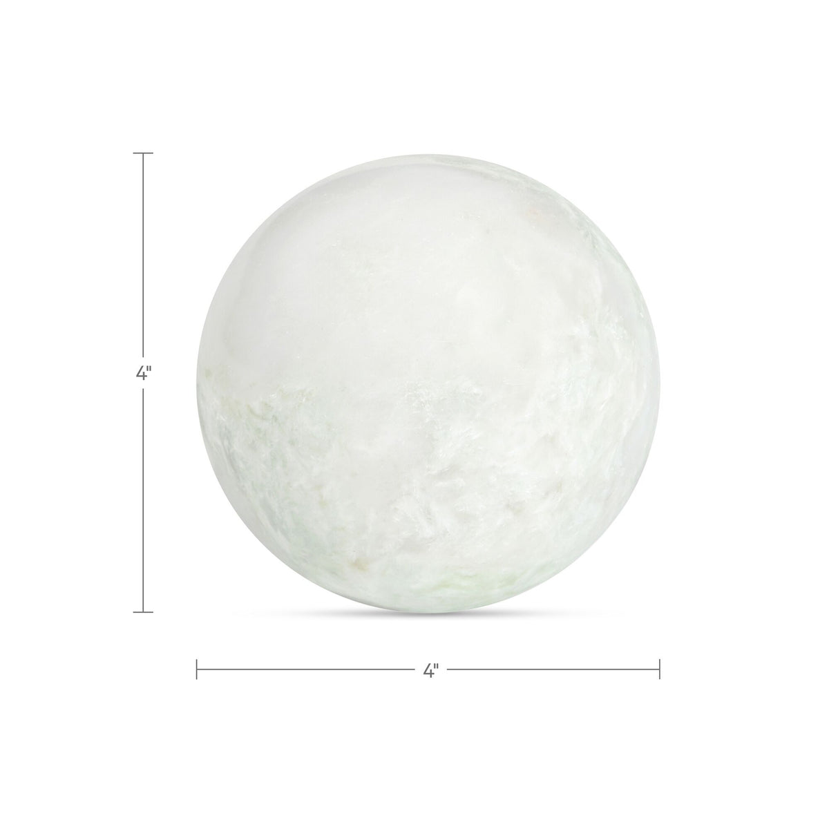 Odessa - Sphere Tabletop Accent - Green / Onyx Marble