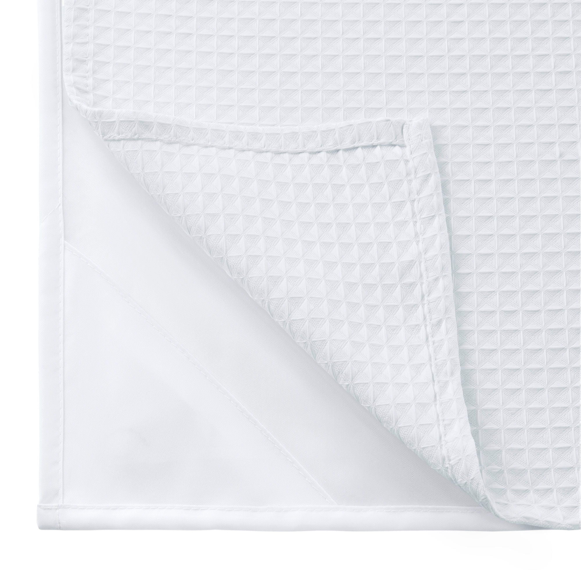 Plain Weave - Luxury Shower Curtain - White