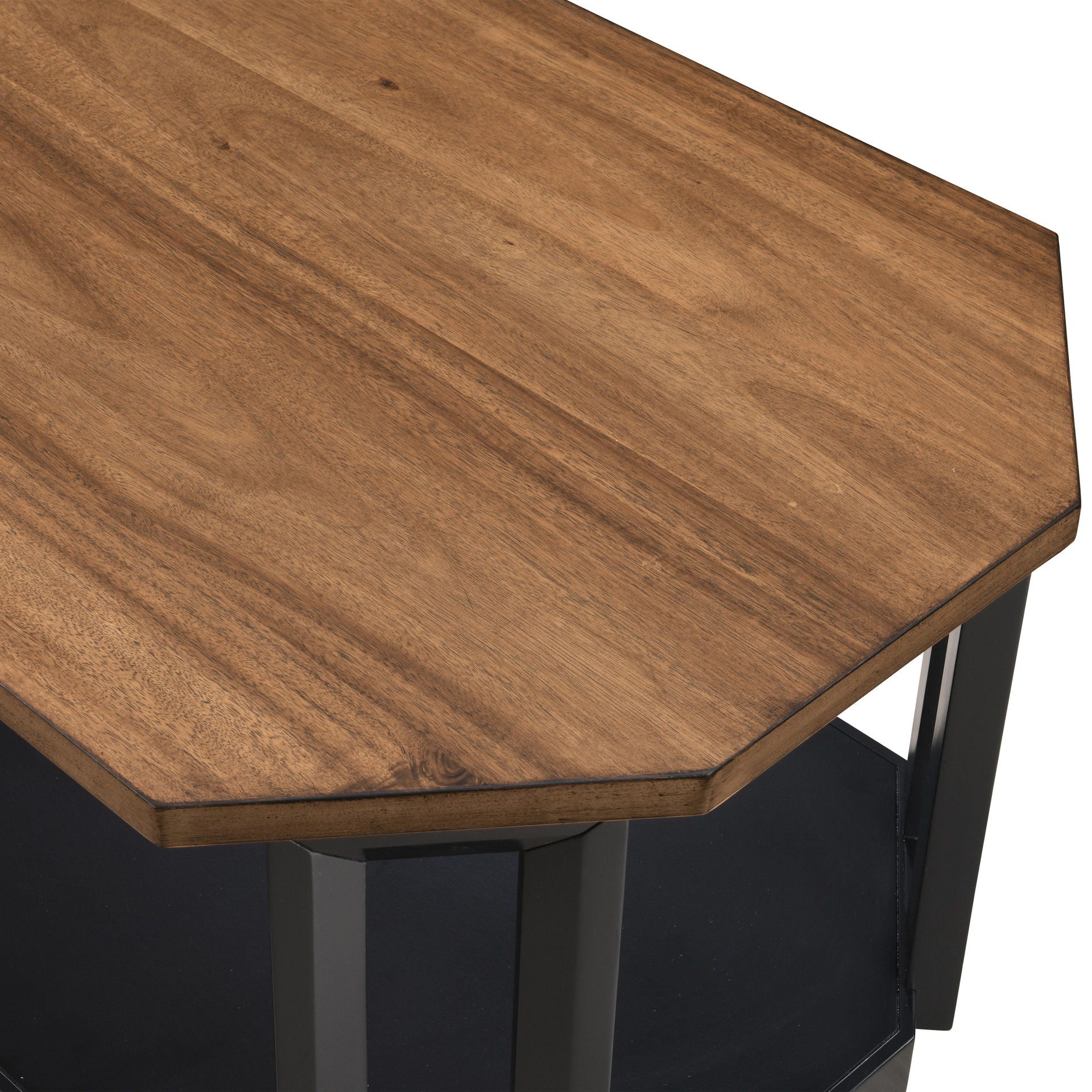 Decker - 3 Piece Occasional Set (1 Coffee & 2 End Tables) - Brown / Black
