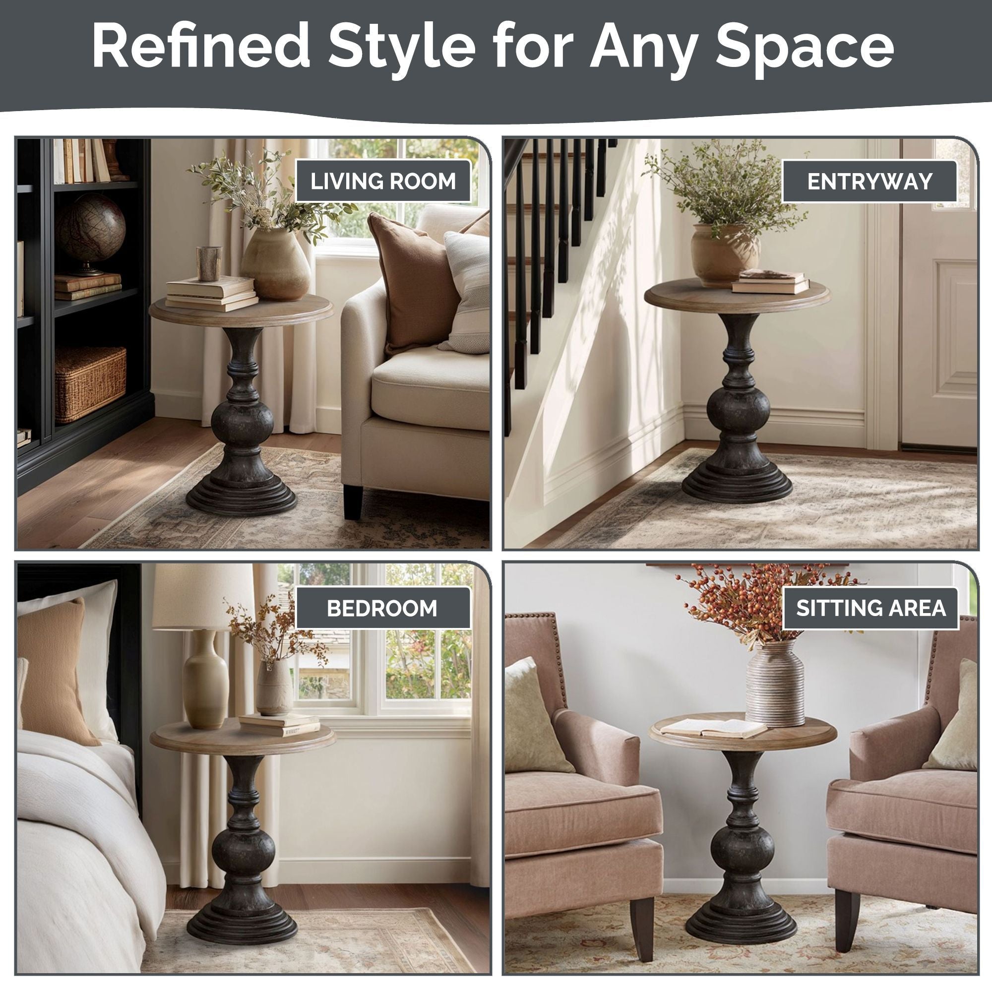 Lexi - Accent Table - Natural