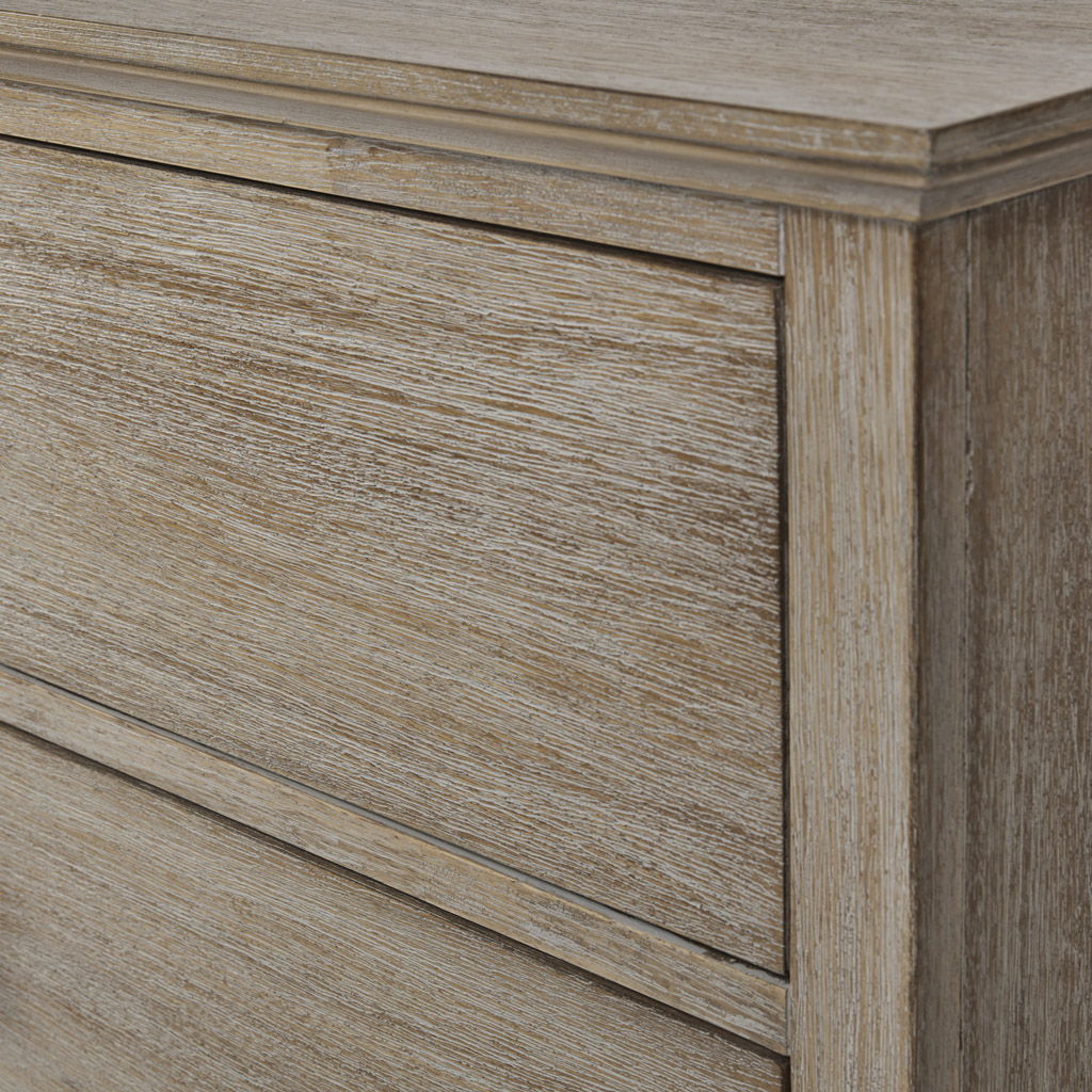 Victoria - 6 Drawer Dresser - Light Natural