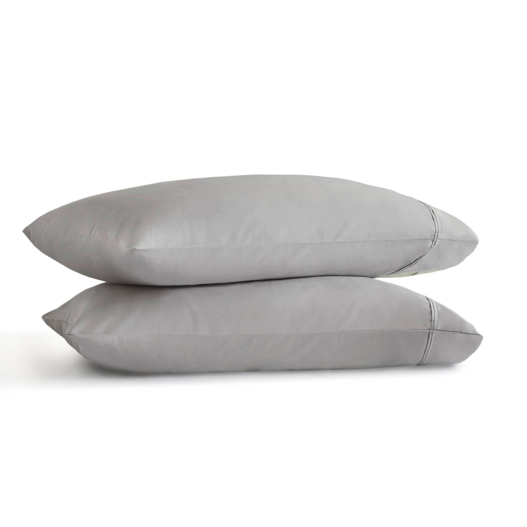 Split King Sateen Sheet Set - Gray