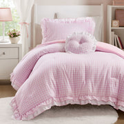 Rowena - Twin Comforter Set - Pink
