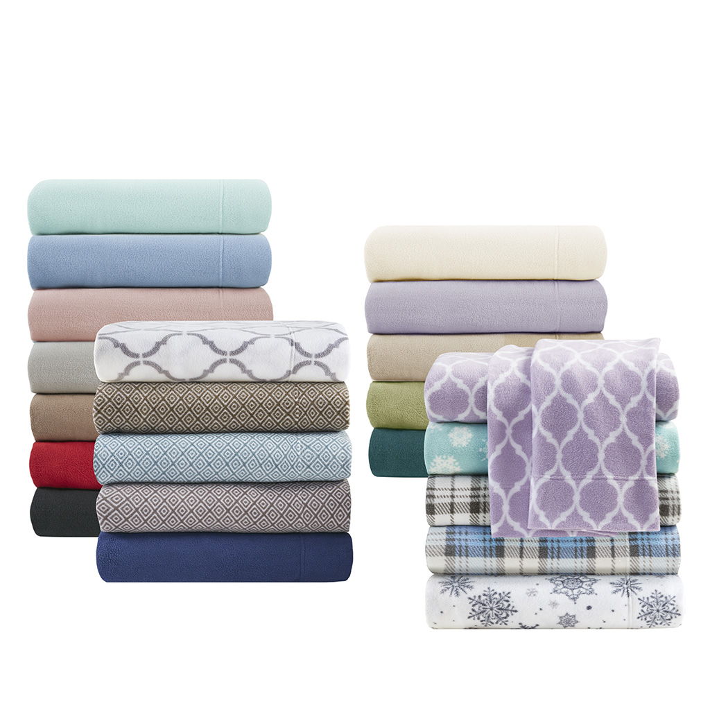 Micro Fleece - 3 Piece Twin Sheet Set - Aqua