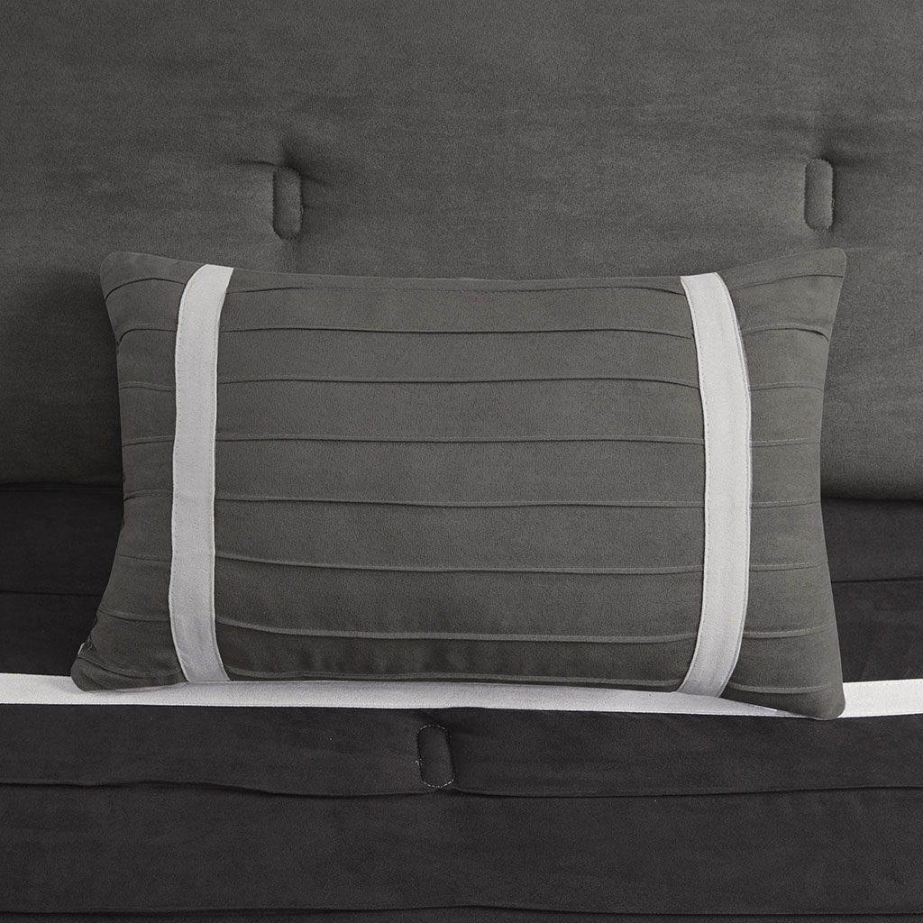 Palmer - King Piece Comforter (Set of 7) - Black