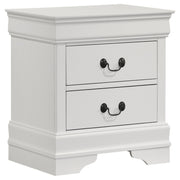 2 Drawer Nightstand - White