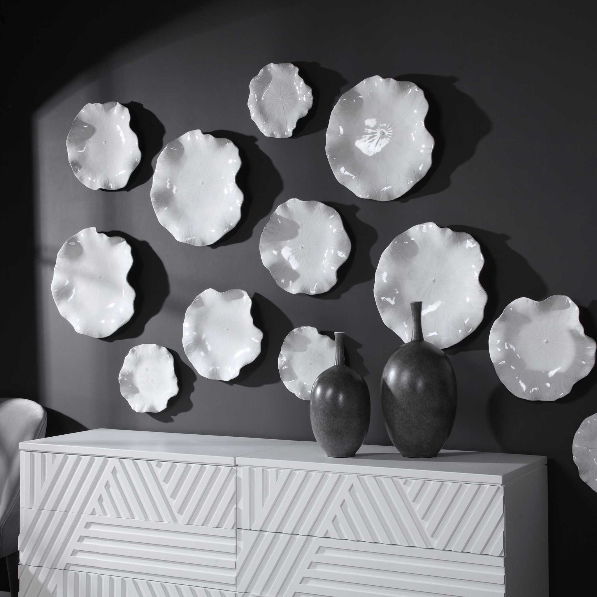 Abella - Ceramic Wall Decor (Set of 3)