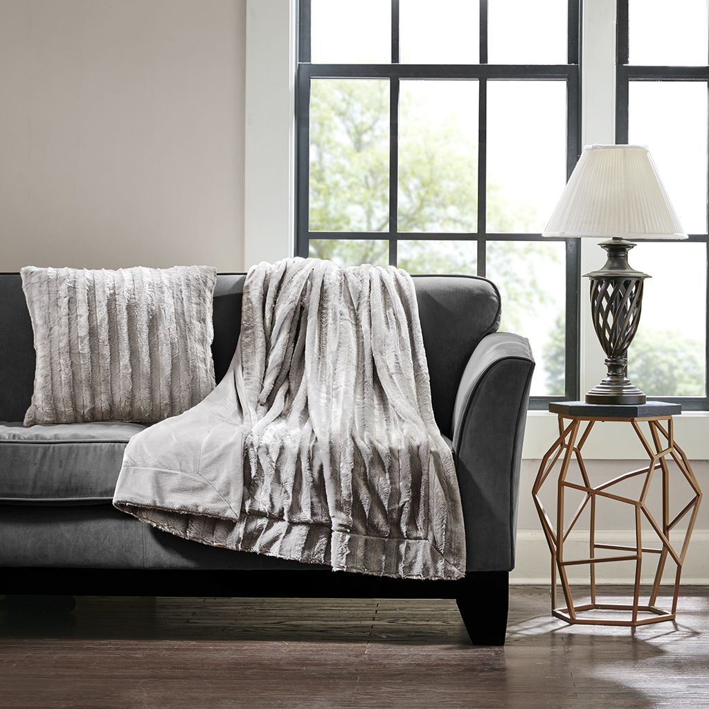Duke - Square Pillow - Gray