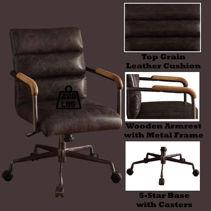 Harith - Retro Top Grain Office Chair