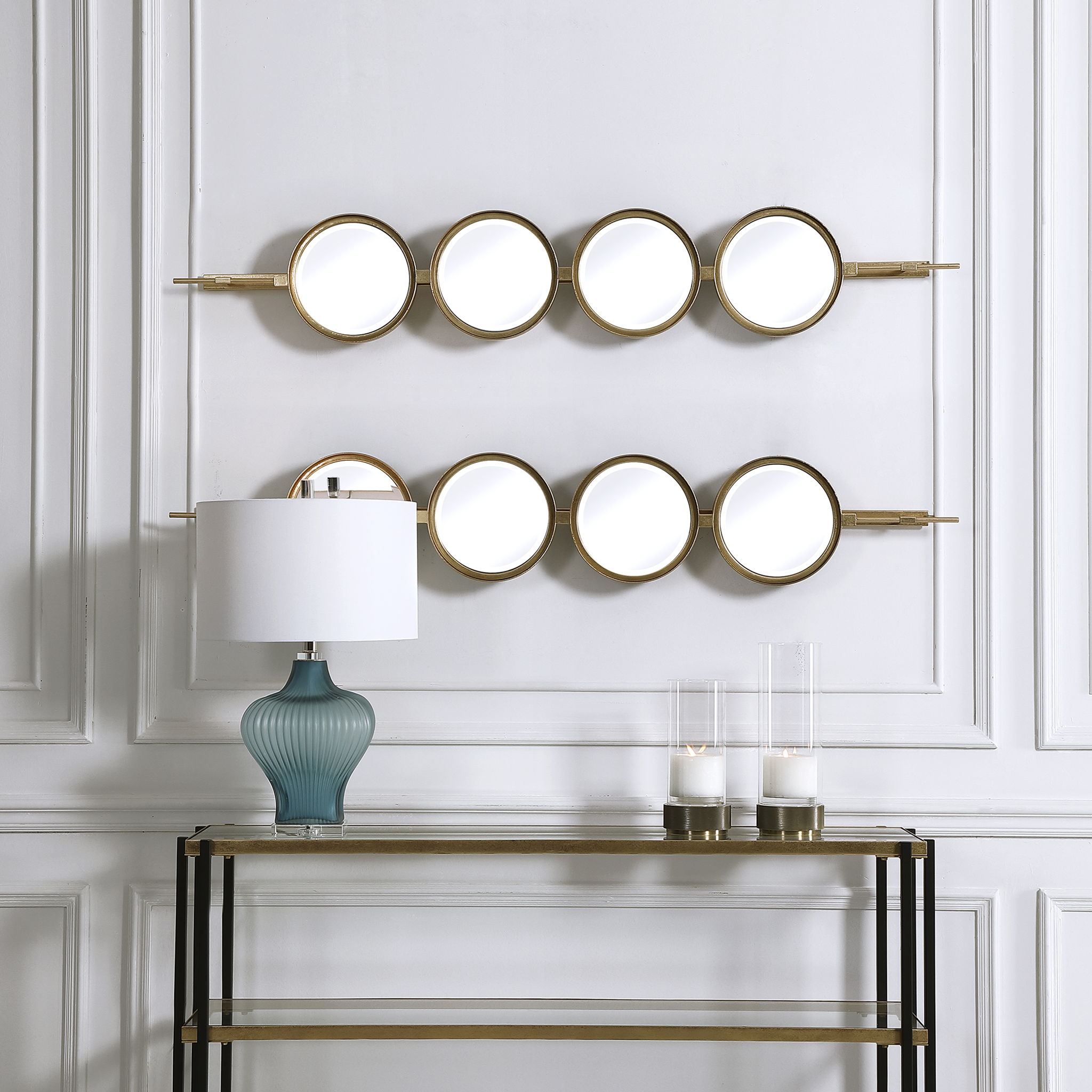 Button - Mirror - Gold