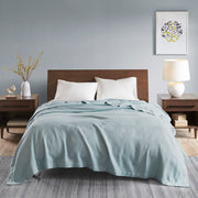 Egyptian Cotton - Twin Blanket - Light Blue