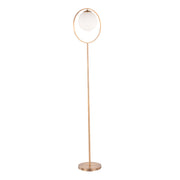 Moon - Contemporary Floor Lamp - Gold / Frosted