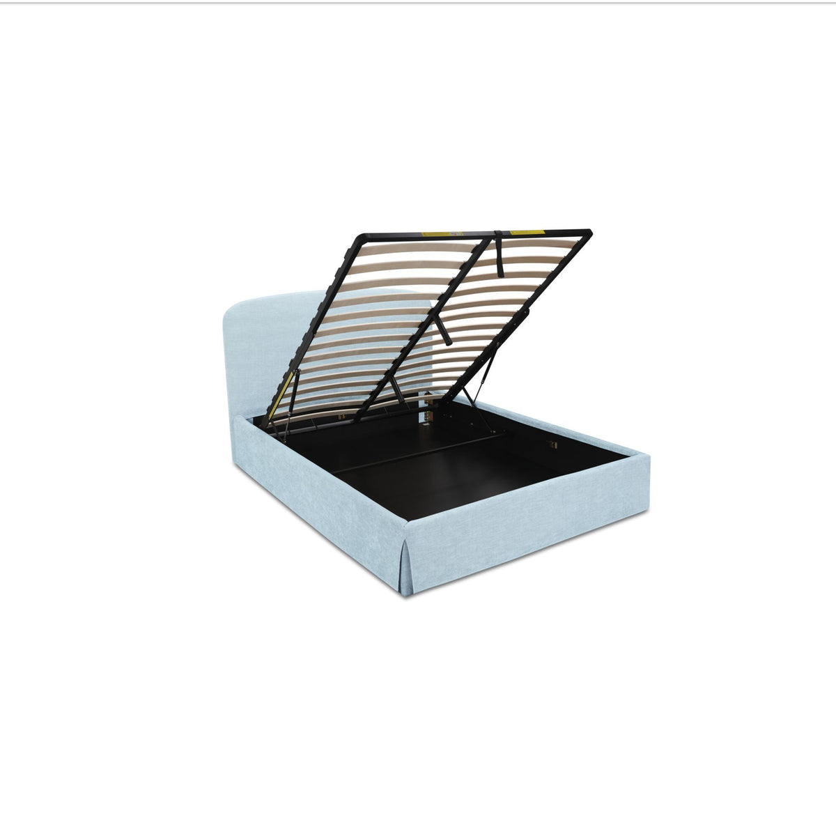 Joan - Queen Storage Bed - Light Blue