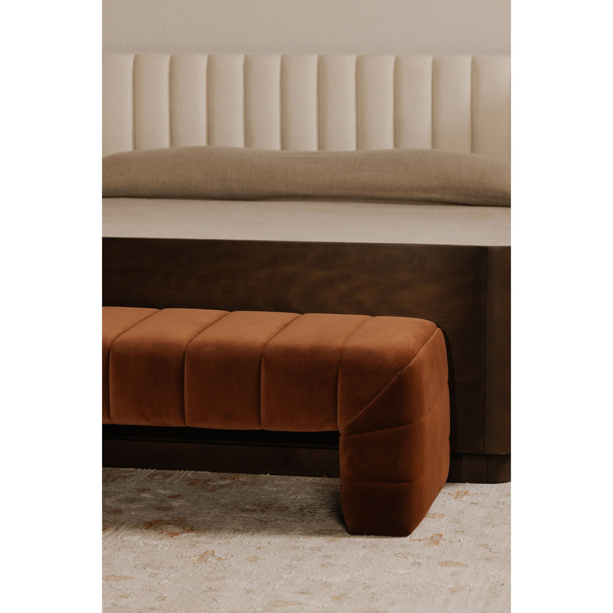 Verity - Bench - Warm Brown
