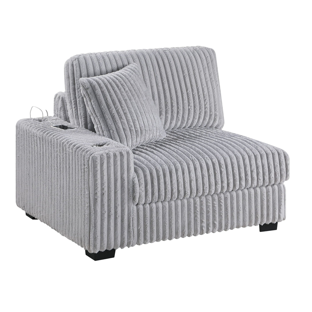 Chair With USB Cup Holder Armrest