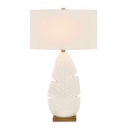 Palm Leaf - Table Lamp - White