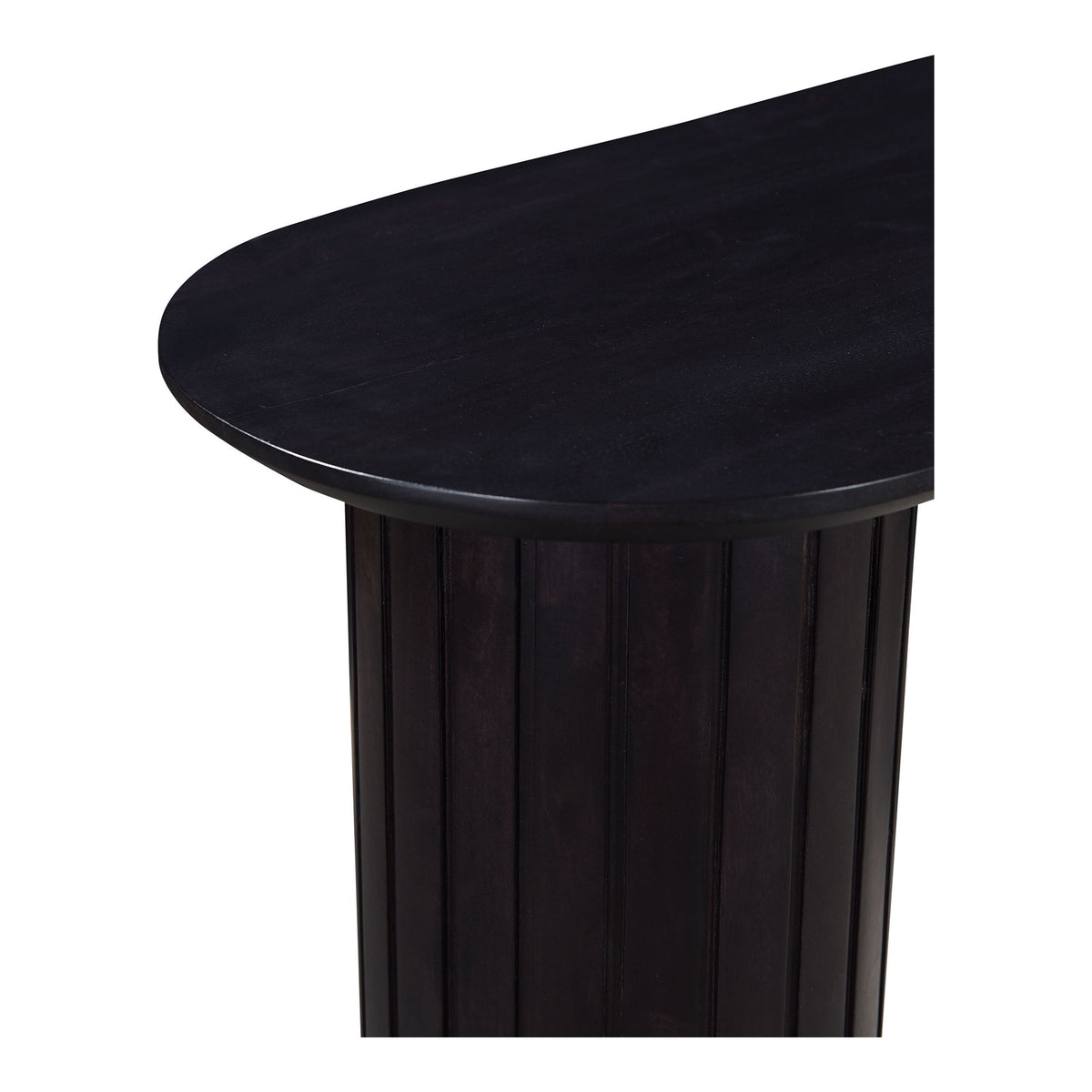 Povera - Acacia Wood Console Table - Black